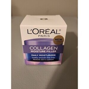 L’Oreal Paris Collagen Daily Face Moisture Filler Dermatologist Tested 1.7 Oz